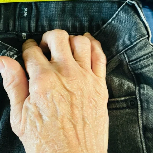 RUDE Mens Skinny Black Jeans 30 x 32 - Picture 15 of 15